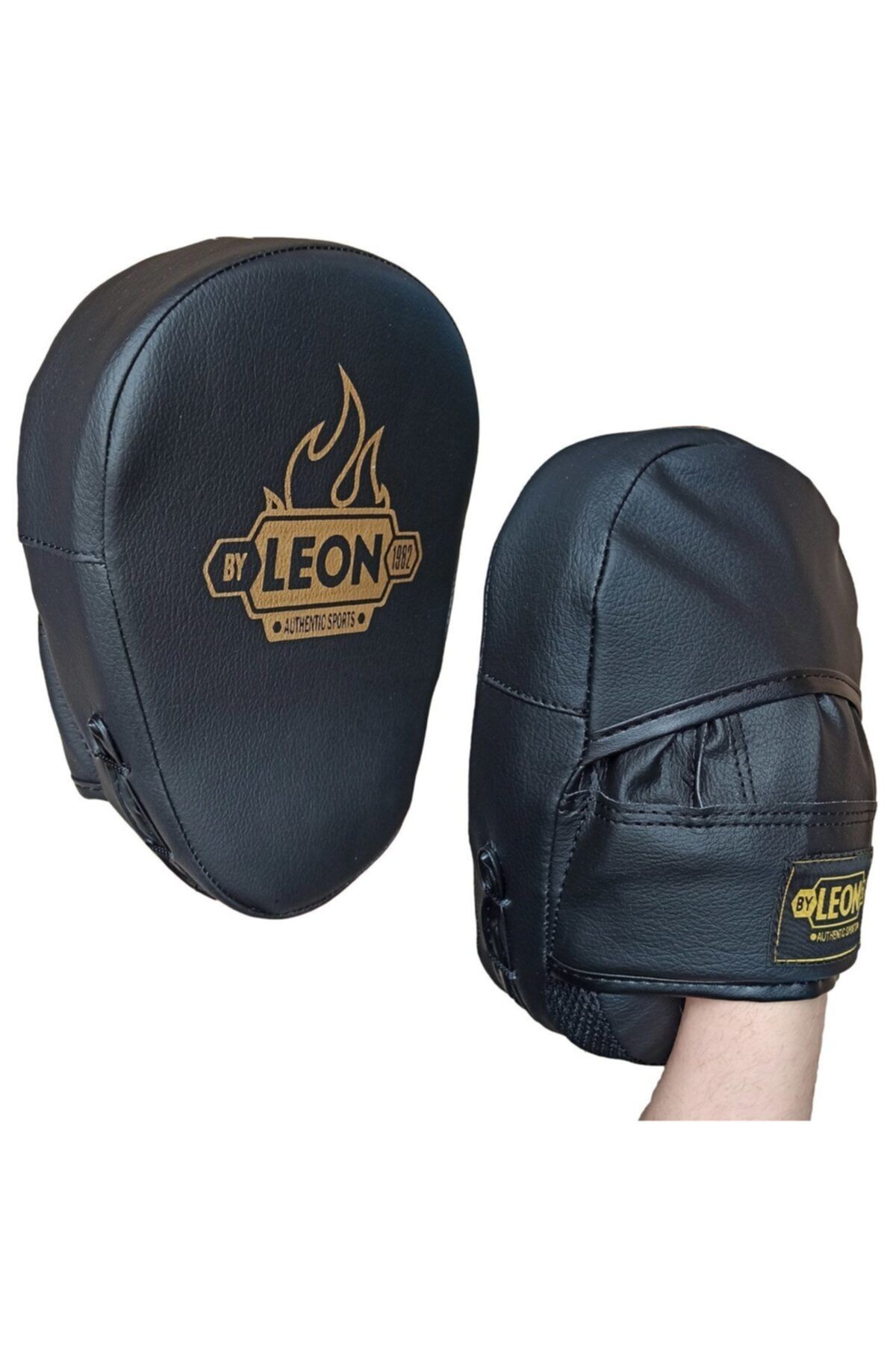 By Leon 1982 Leon Blade Amatör Boks Ve Kick-boks El Lapası Ellik Siyah Çift El Için