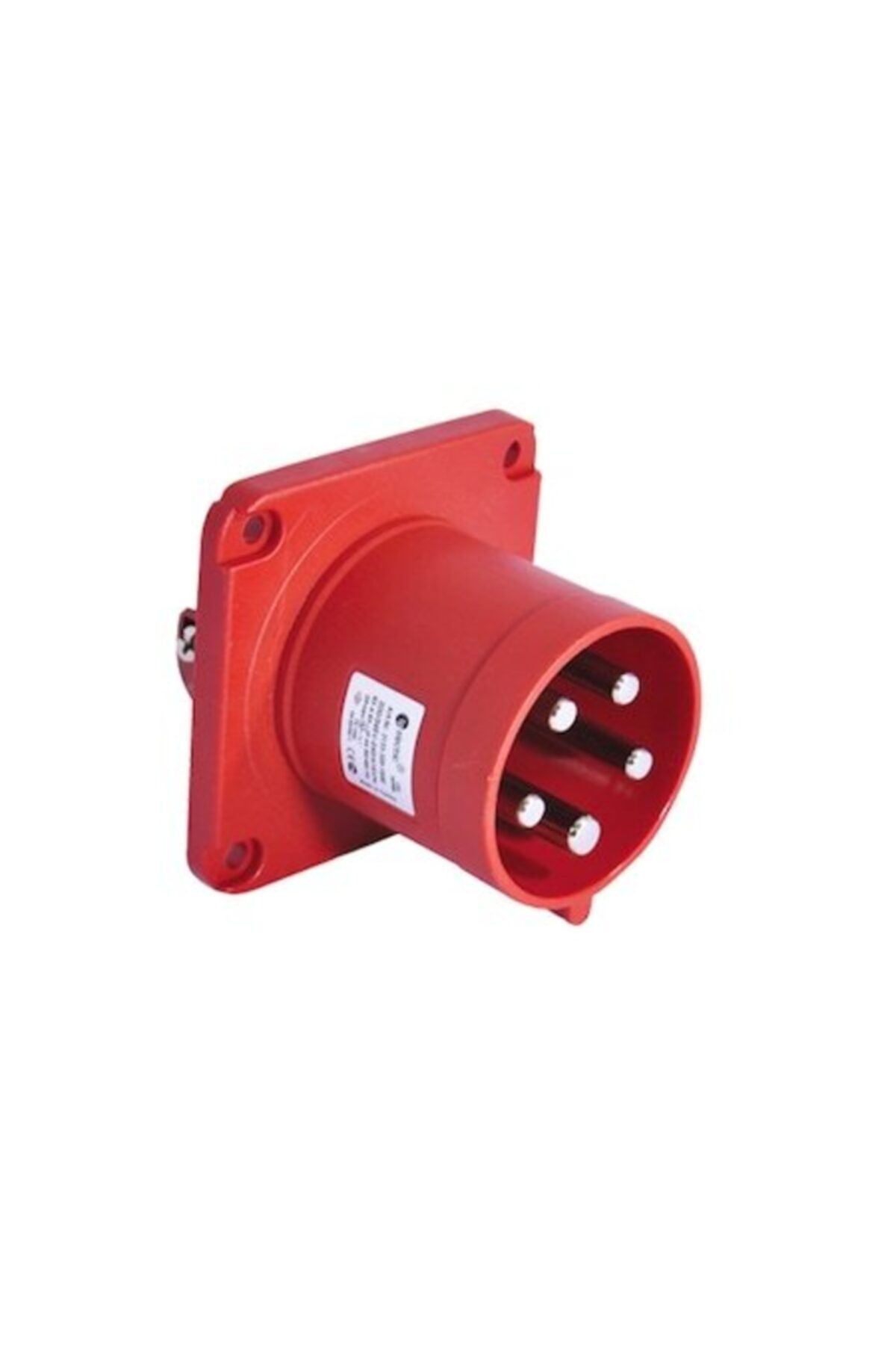 tplast Ip44 Düz Makina Fişi 5x63a