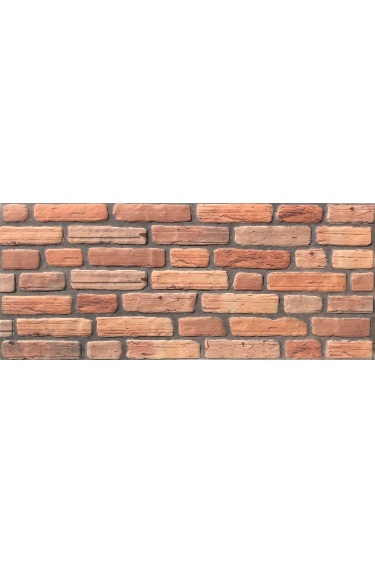 THERMOSİDİNG Eskiltme Tuğla Uv Baskılı Strafor Köpük Duvar Kaplama Paneli 10adet (50X120X3CM)(ET004)