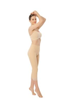 123 Agraflı Bel - Diz Altı / Destekli Liposuction Korse Siyah S Image 0