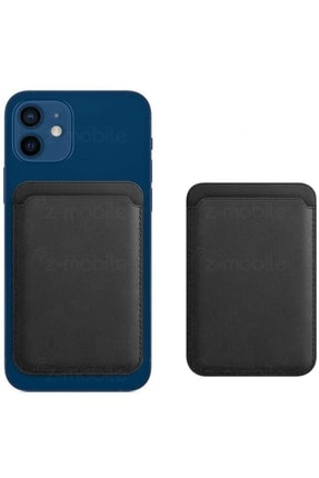 Maviay Apple Iphone 13 Pro Max Ile Uyumlu Mag-safe Özellikli Cardsafe Deri Cüzdan Kartlık Image 1