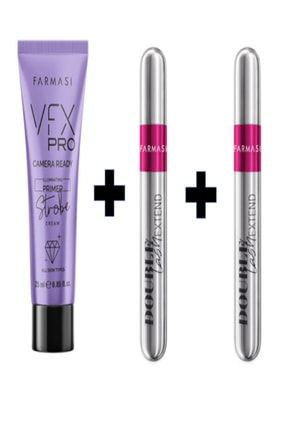 Vfx Pro Camera Ready Makyaj Bazı 25 Ml + 2 Adet Double Lash Extend Maskara 12 Ml Image 0