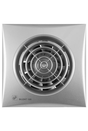 Silent-100 Crz Silver Zaman Ayarlı Sessiz Banyo Aspiratörü Image 0