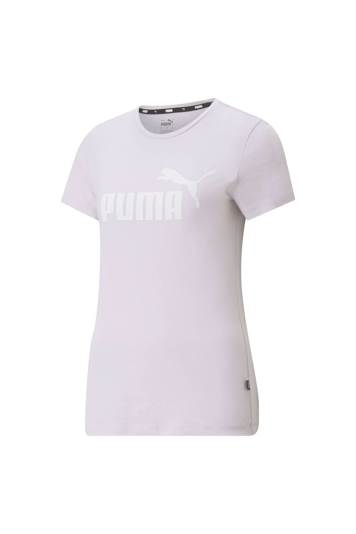 T-Shirt (S), Trendyol - Puma - Tee Damen uni Essentials Rundhals, Logo Kurzarm,