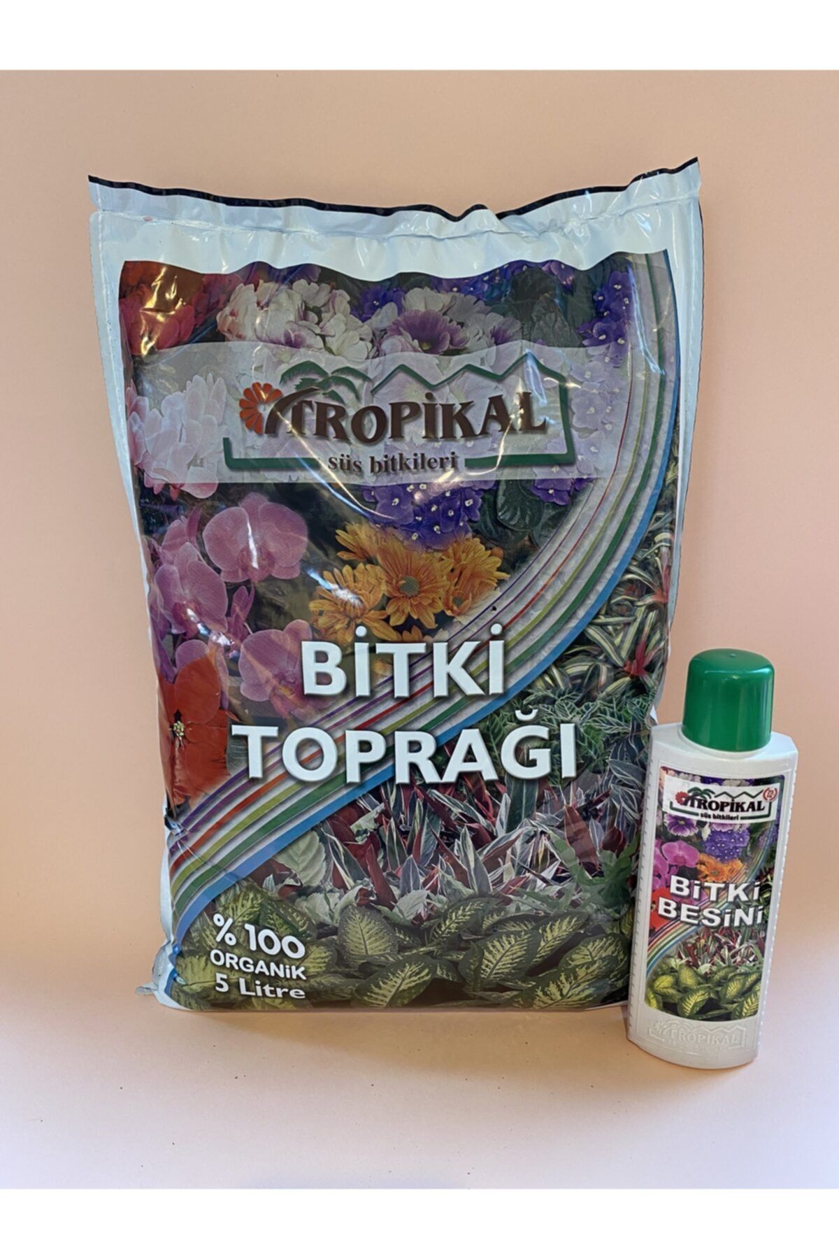TROPİKAL Bitki Toprağı 5 Lt Genel Bitki Besini 225 ml