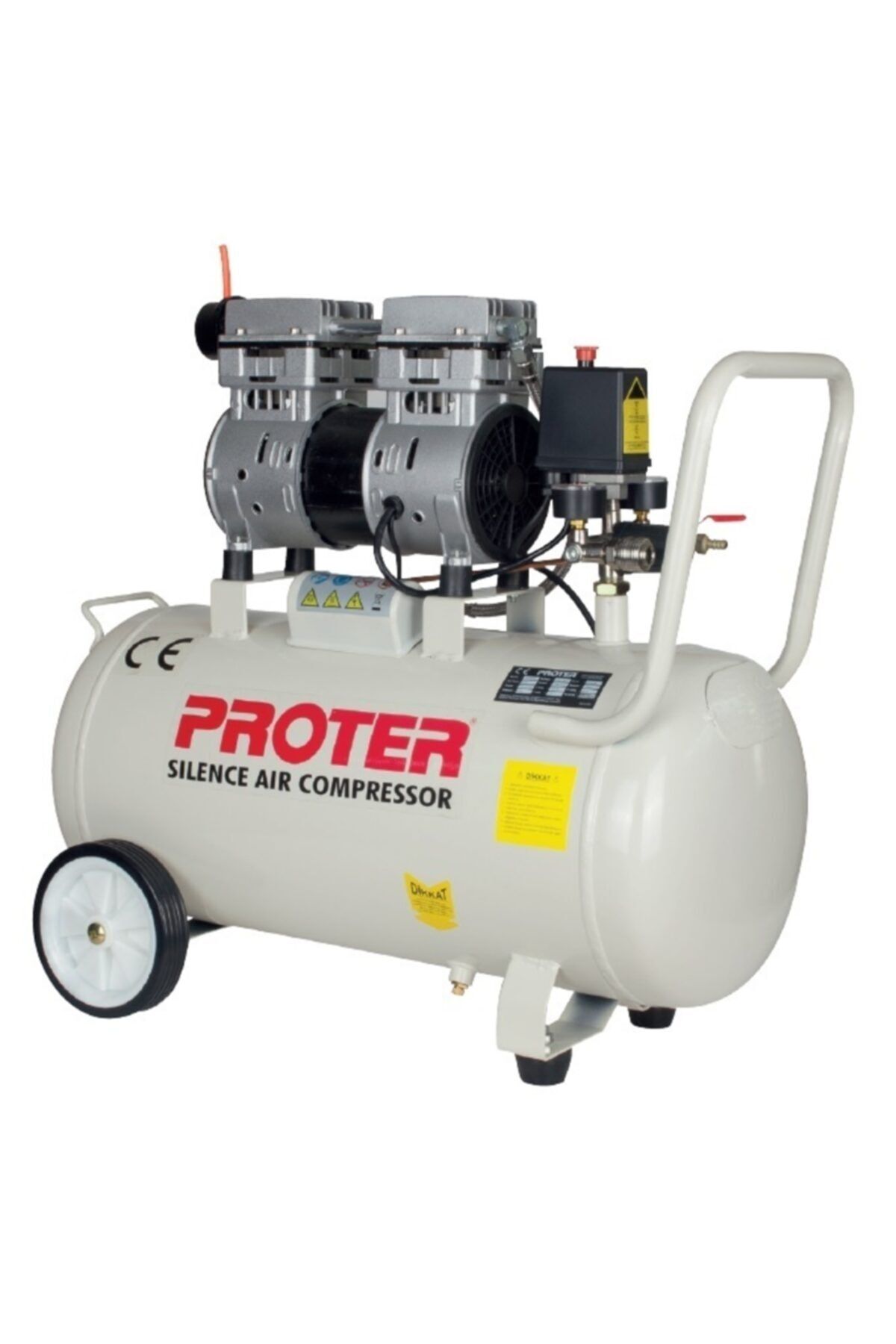 Proter Pr 40 Litre 750w. Yağsız Sessiz Hava Kompresörü