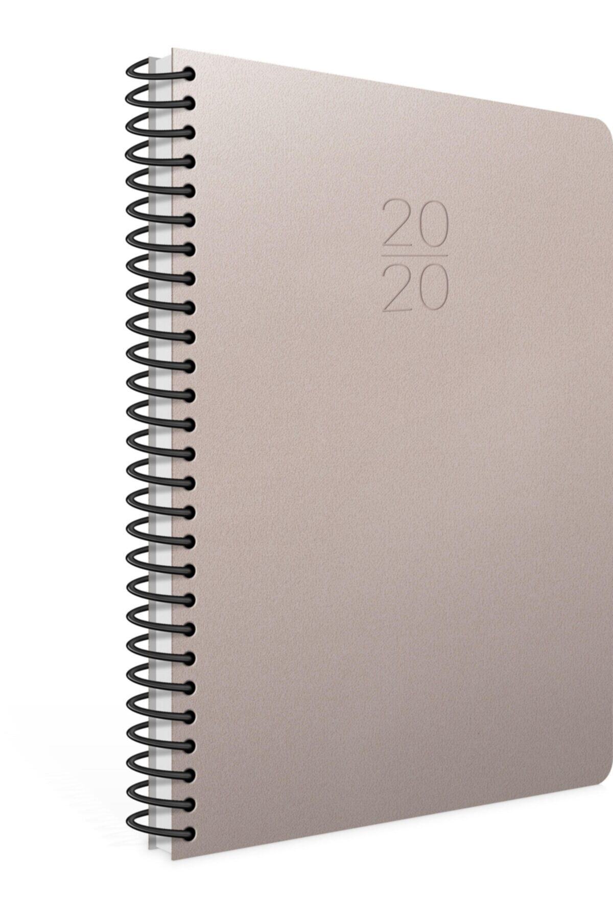 Gıpta Haftalık 2020 Ekonomik Spiralli Sarı Ajanda  17x24 468-sek