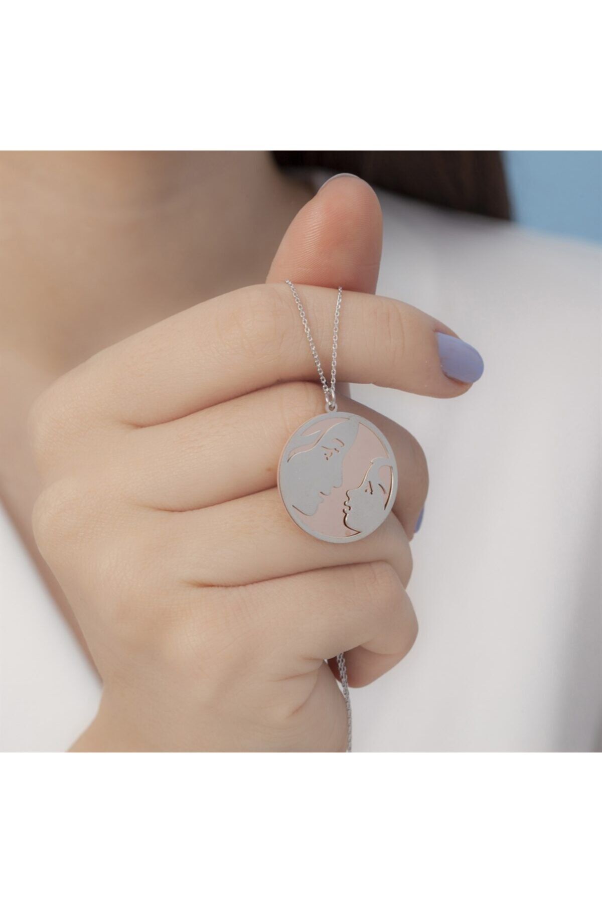 Yantra Silver Anne Çocuk Gümüş Kolye
