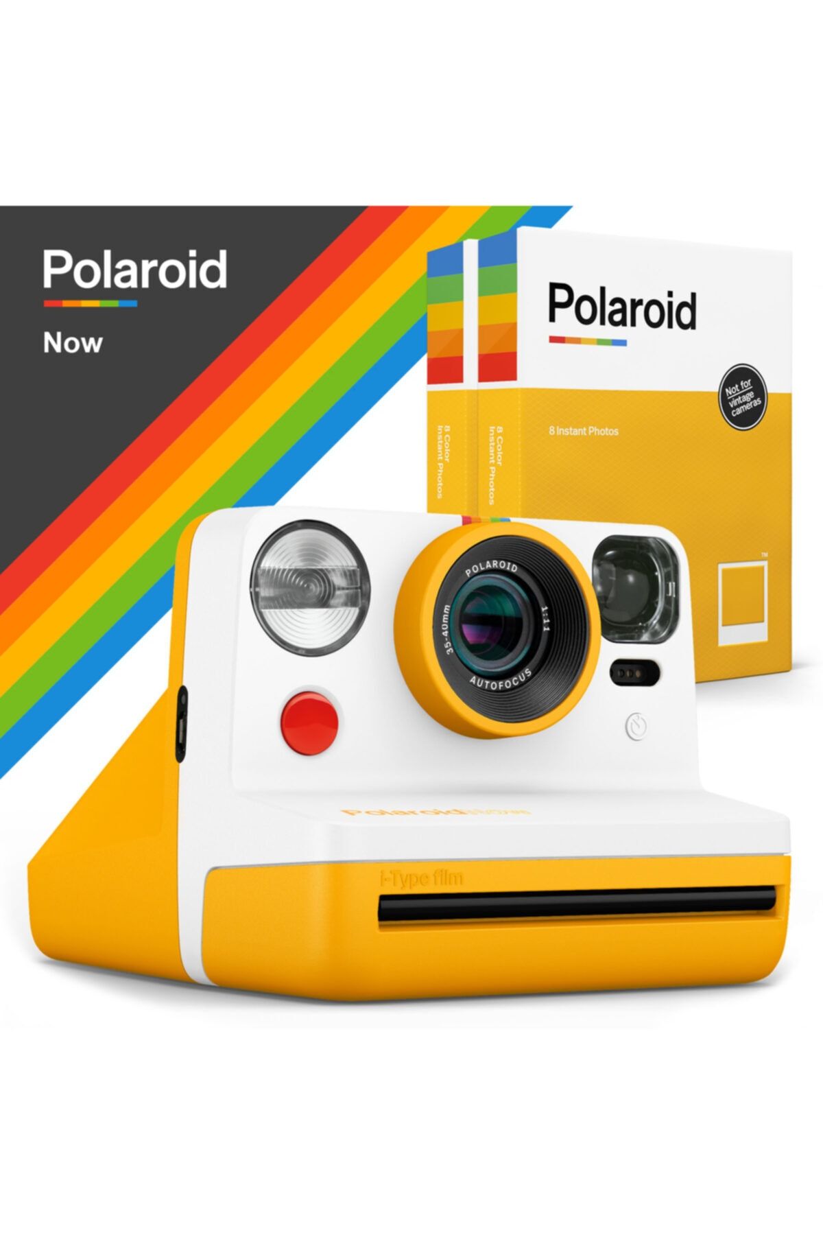 Polaroid Now Sarı Instant Fotoğraf Makinesi Ve 16'lı Film Hediye Seti