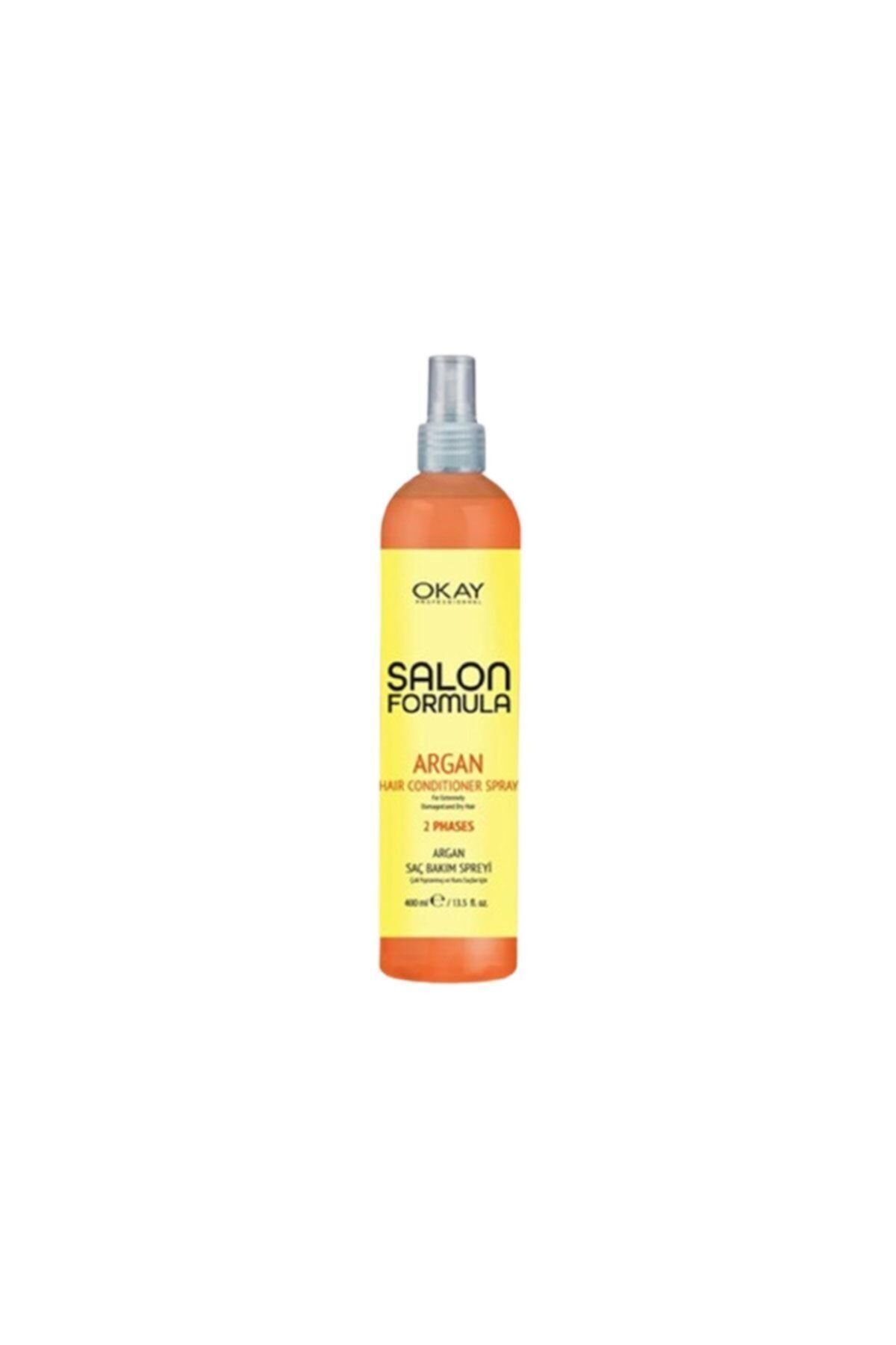 Okay Salon Formula Argan Saç Bakım Spreyi - Kolay Tarama 400 ml