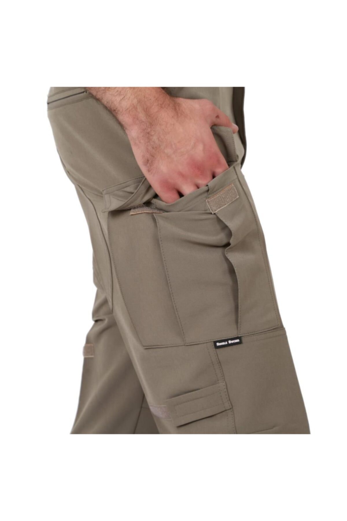 SWORD Single Likralı Bej Tactical Kargo Pantolon