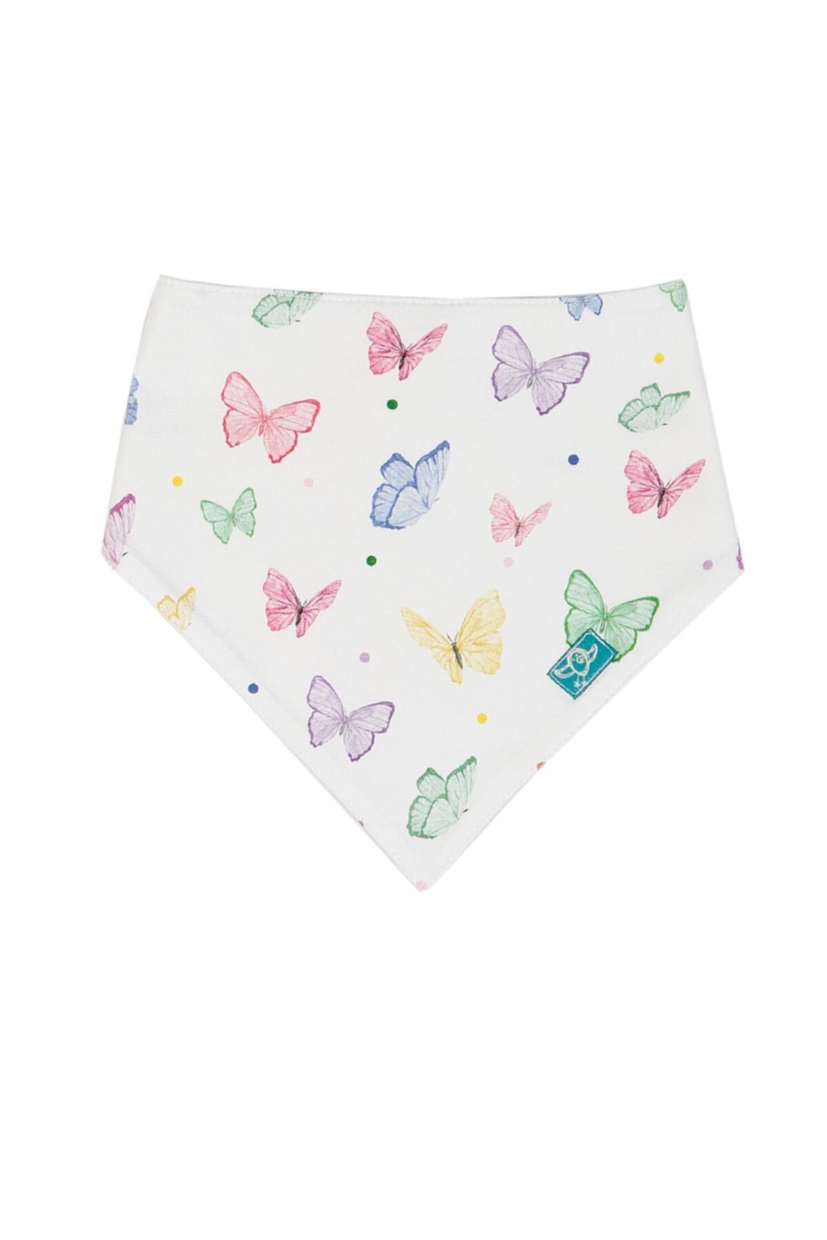Nilakids Butterfly Organik Kız Bebek Fular Mama Ve Salya Önlüğü