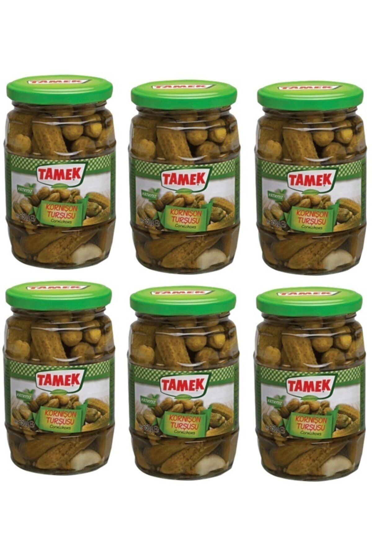 TAMEK Salatalık Turşusu Cam 350 Gr X 6 Adet