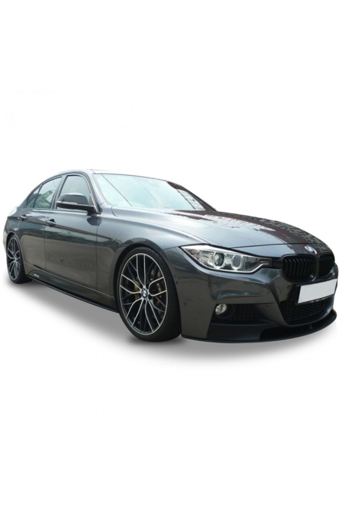 plastik body kit Bmw 3 Serisi F30/f30 Lcı (2012-2018) M Performance Yan Marşpiyel Alt Lipi (plastik - Parlak Siyah)