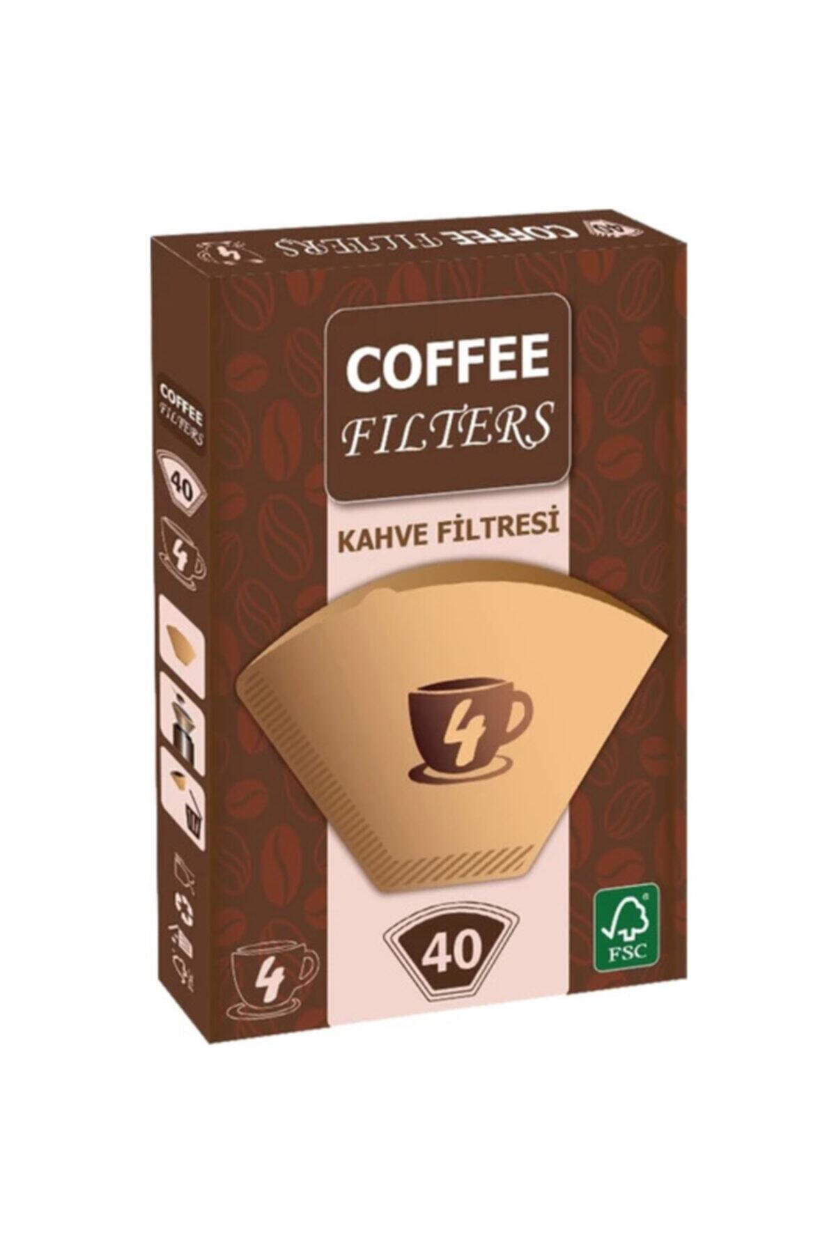 Universal Coffee Filters Filtre Kahve Kağıdı No:4 40'lı Paket