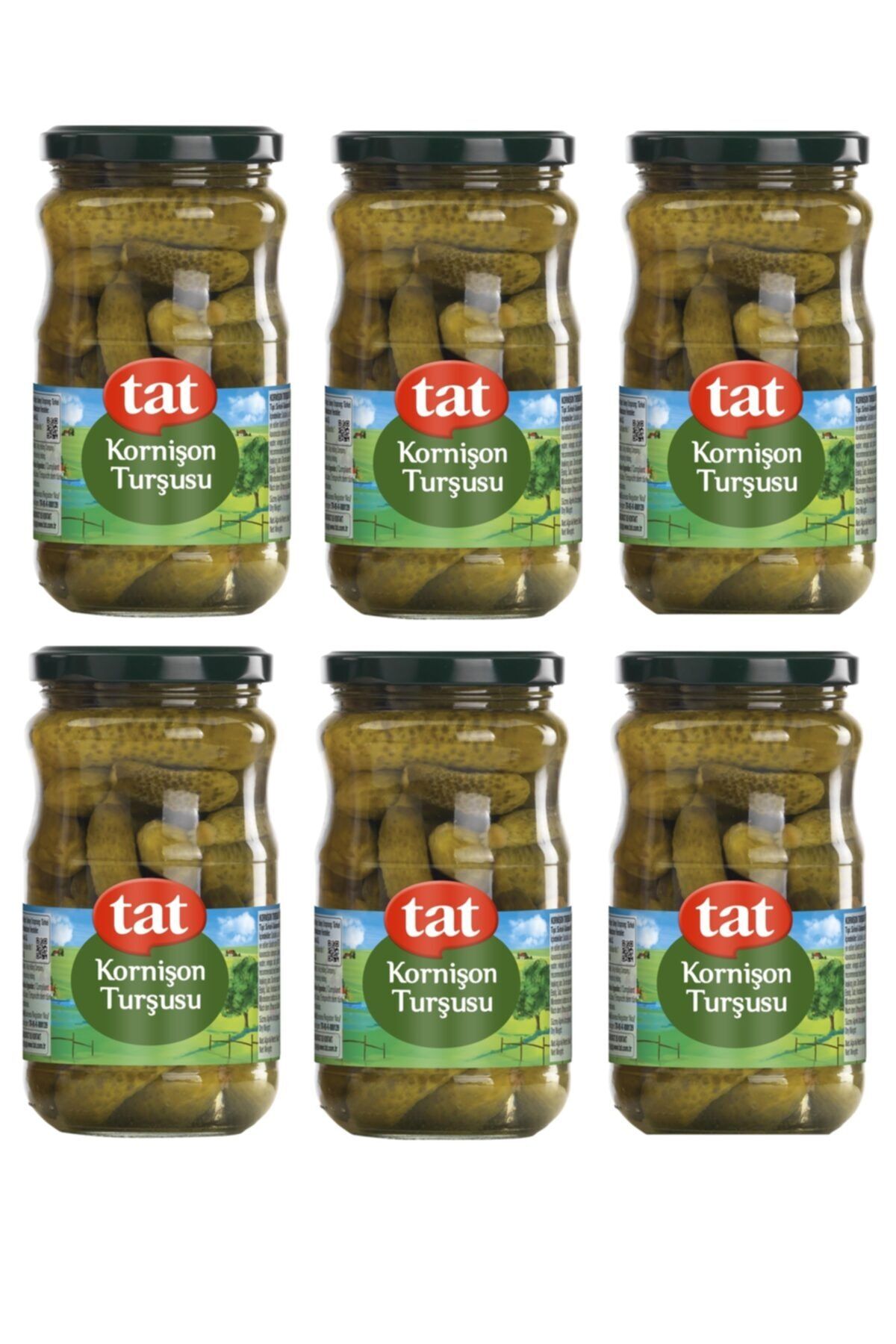 Tat Kornişon Turşusu 350 Gr X 6 Adet