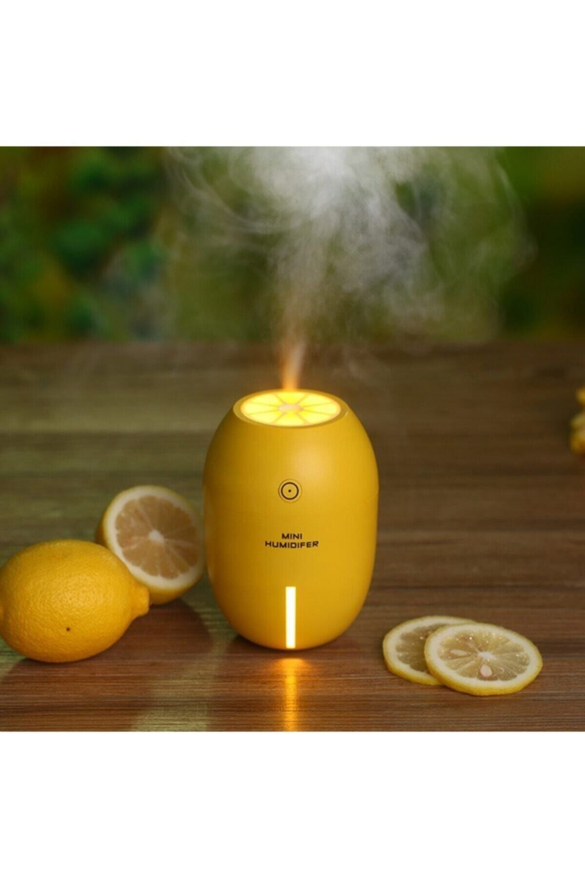 King Hn104 Hava Nemlendirici Led Işıklı Limon Sarı