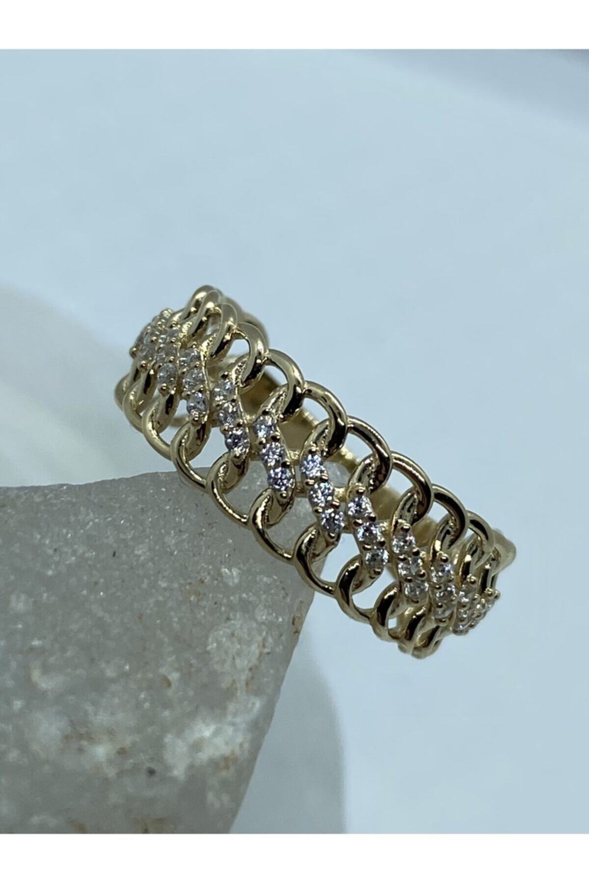Keila Jewels 14 Ayar Altın Tasarım Yüzük