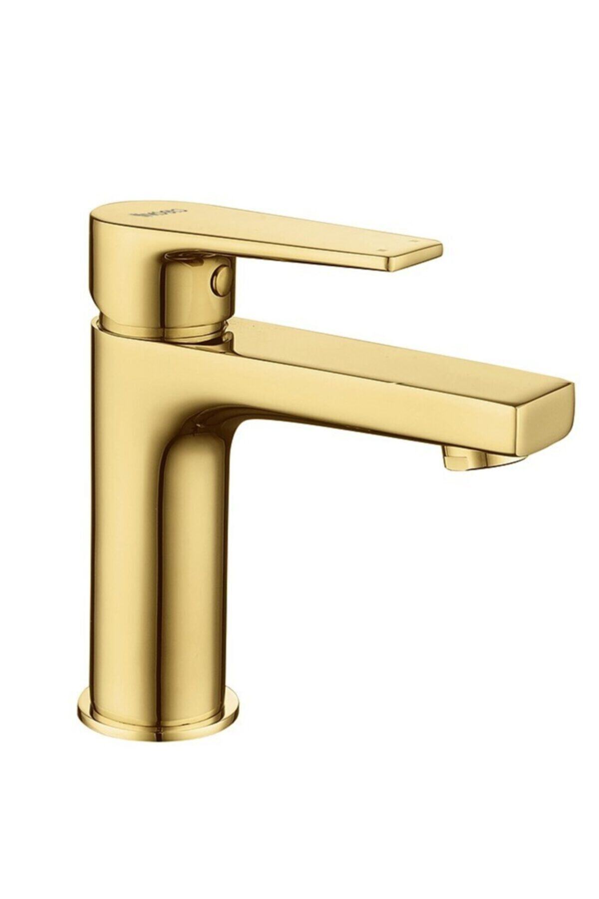 Creavit Sharp Lavabo Armatürü - Altın