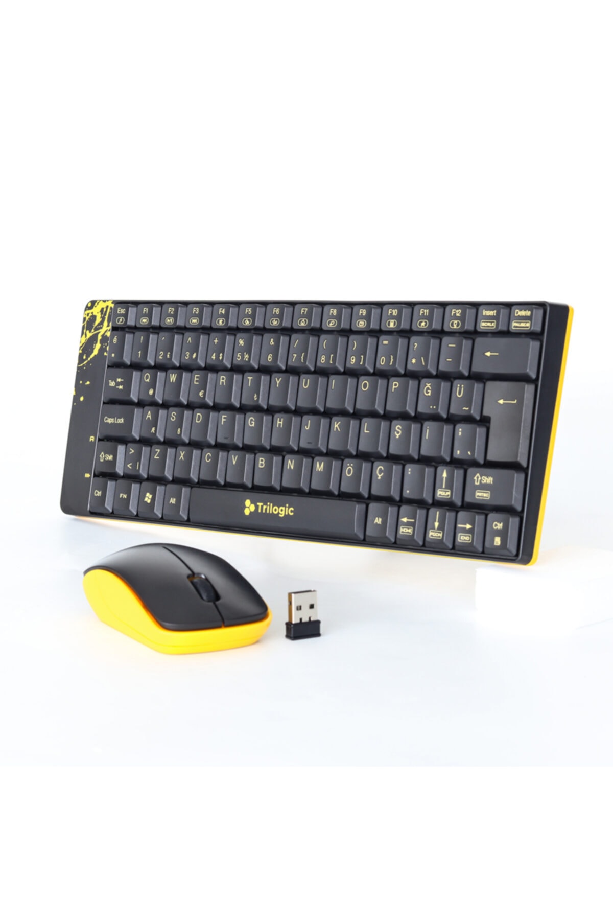 TRILOGIC VOGUE KBW312 Multimedya Kablosuz Q Klavye Mouse Set