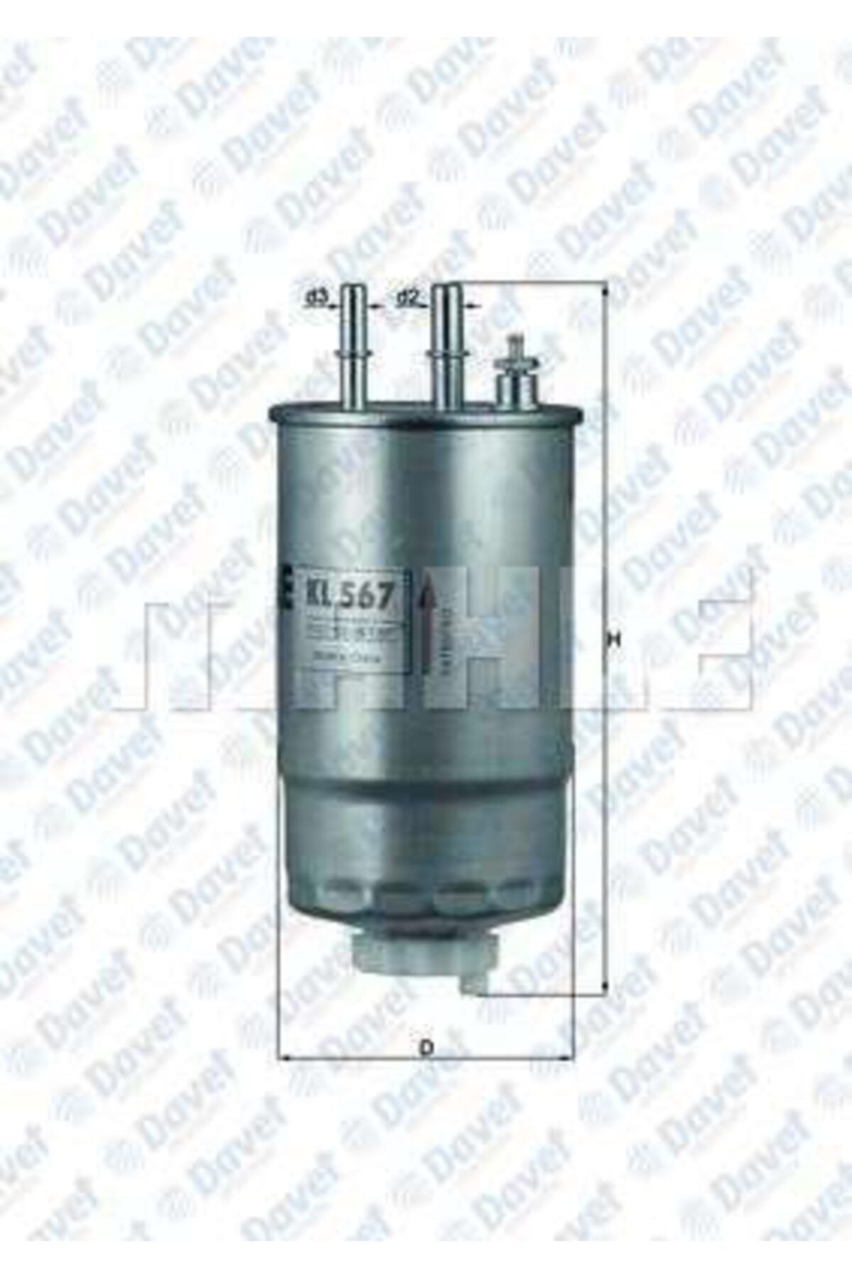 MAHLE Yakıt Fıltresı Bıpper Fıorıno 1,3jtd Alfa 159 Mıto Doblo Fıorıno Lınea P Ducato 1,3jtd / 1,9jtd