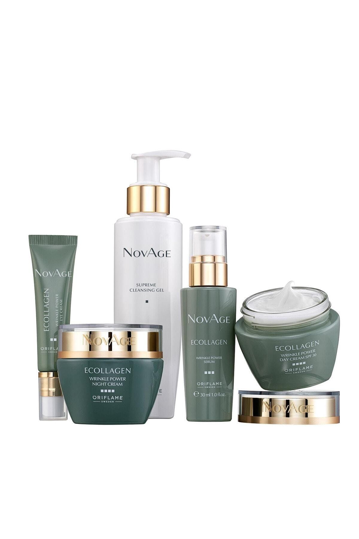 Oriflame Novage Ecollagen Wrinkle Power Yaşlanma Karşıtı Cilt Bakım Seti 20500057010933