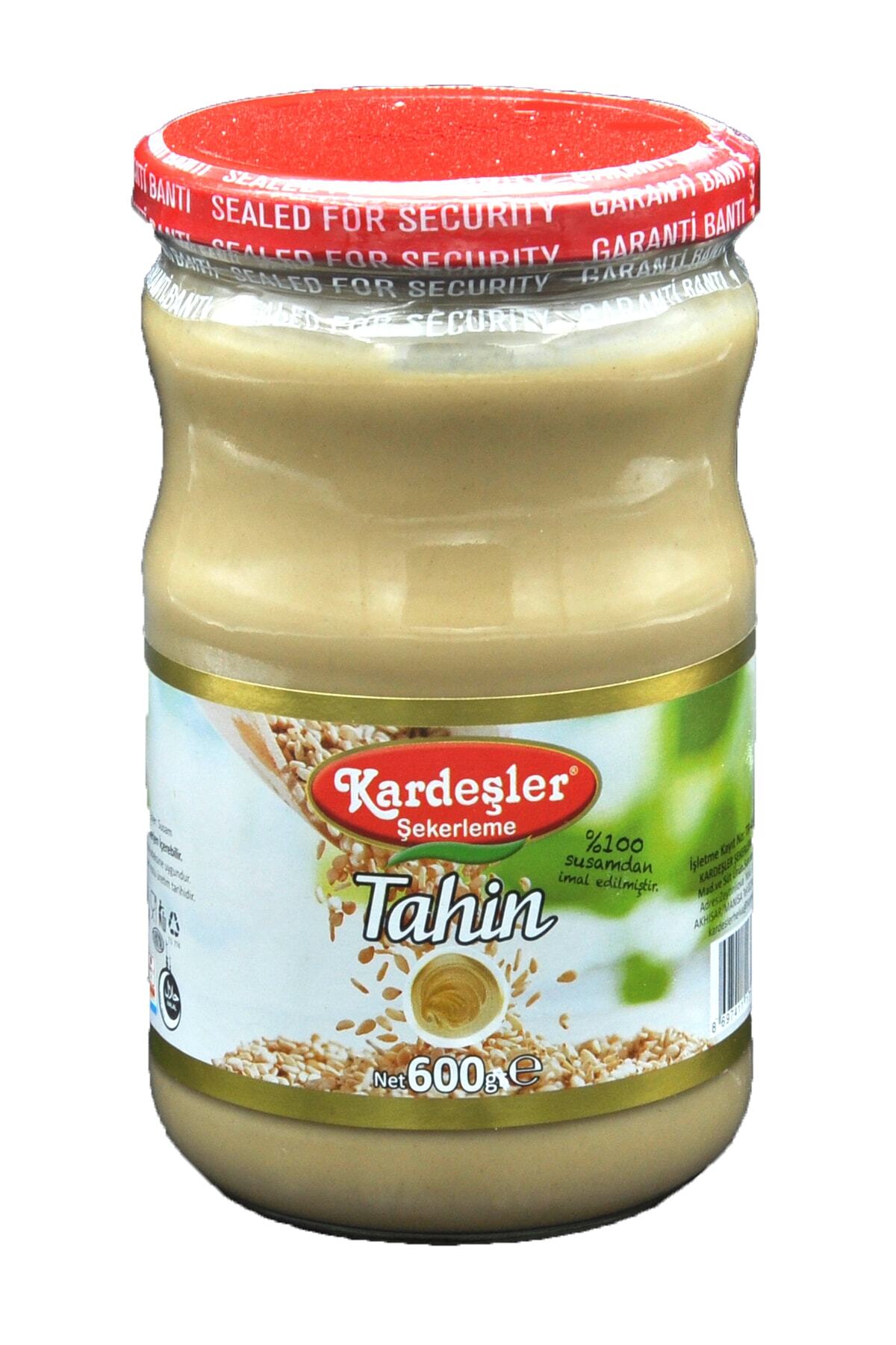 Kardeşler Şekerleme Kardeşler Tahin (%100 Susamdan) Cam Kavanoz 600 G