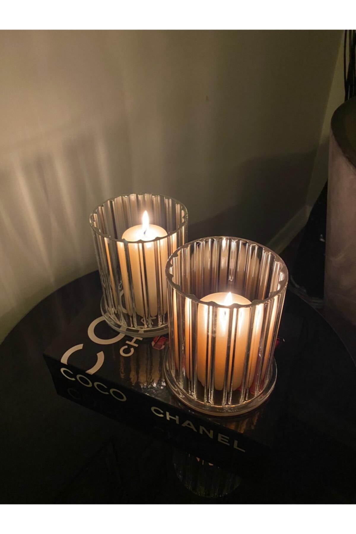 Paşabahçe Fanus Cam Mumluk