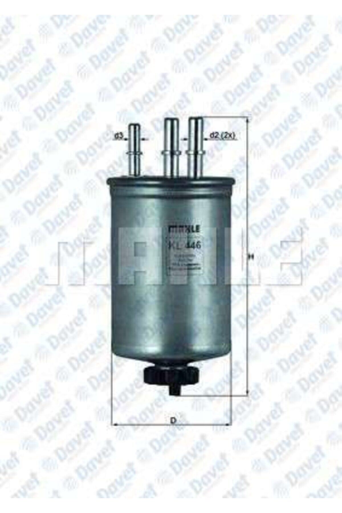 MAHLE Mazot Fıltresı Mondeo Iıı 2,0tdcı / 2,2tdc Bongo 2,9 2009  Kıa Carnıval 2,9 2006 