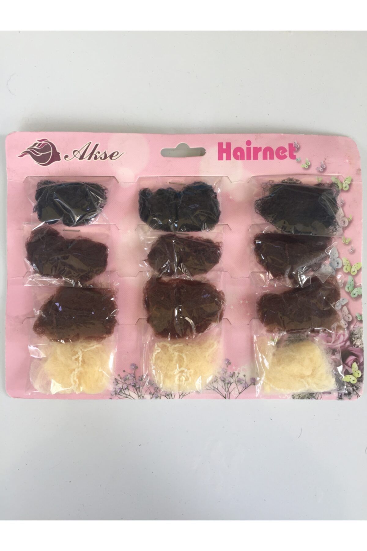 AKSE AKSESUAR Topuz Filesi 12'li Paket