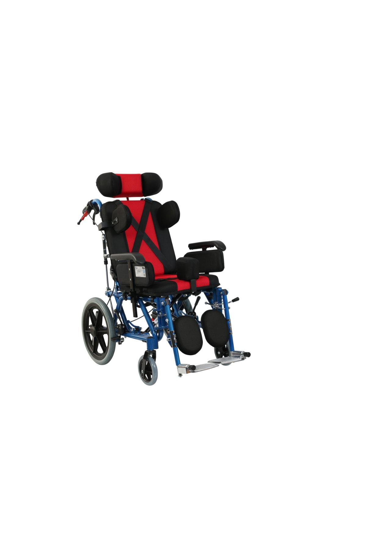TEKERLEKLi iSKEMLE T-458p Serebral Palsi Çocuk Tekerlekli Sandalye