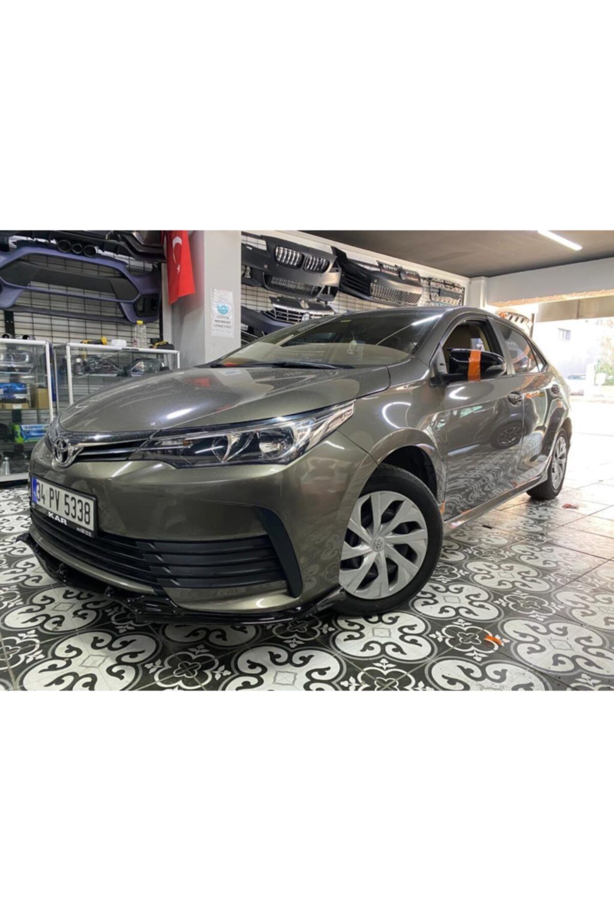 NamTuning Toyota Corolla 2016-2019 Makyajlı Tampon Altı Ön Ek
