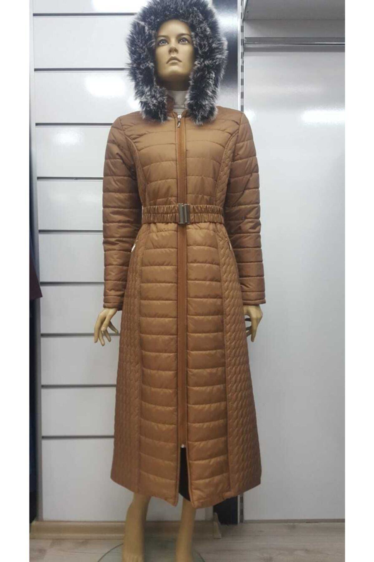 SAMARA Kadın Bakır  Kapitone Tesettür  Mont