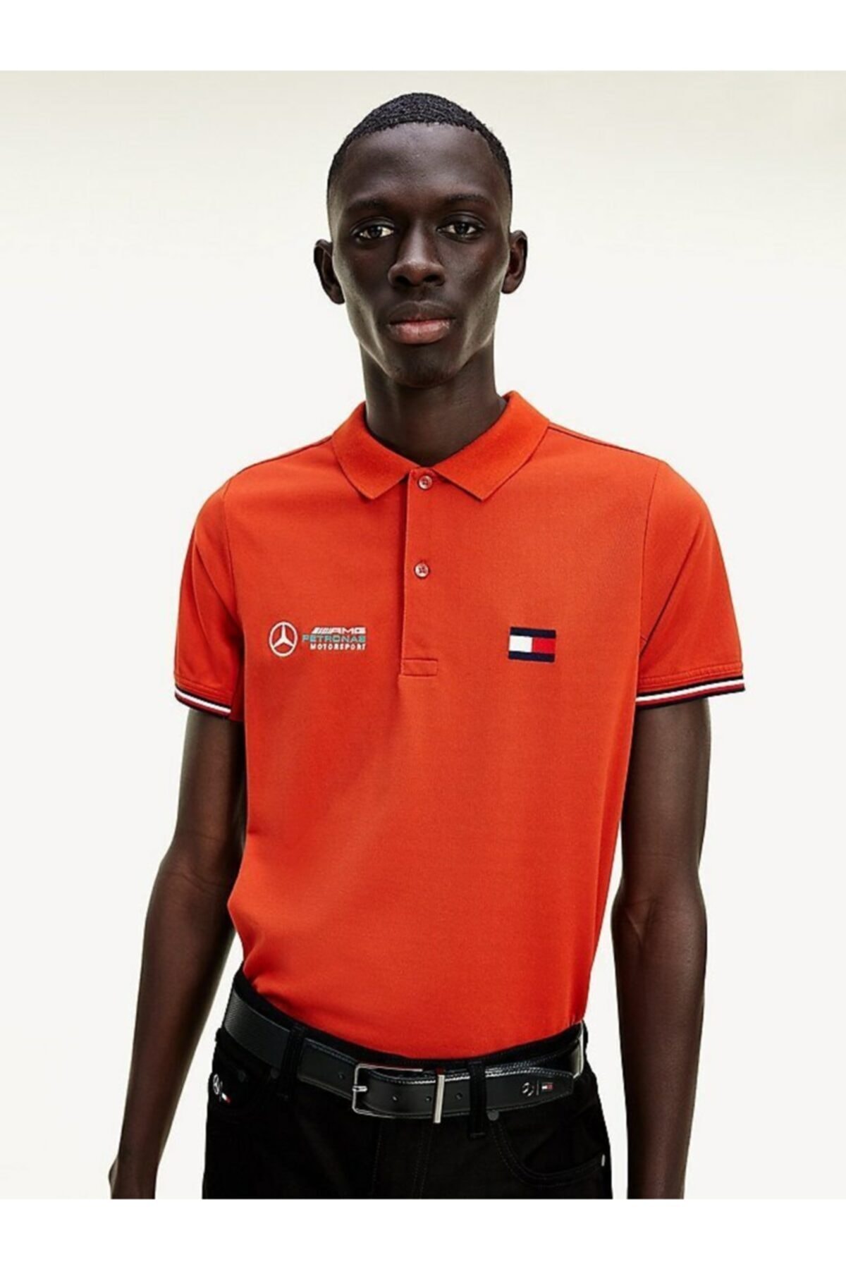 Tommy Hilfiger 1 Mb Logo Polo Yaka T-shırt