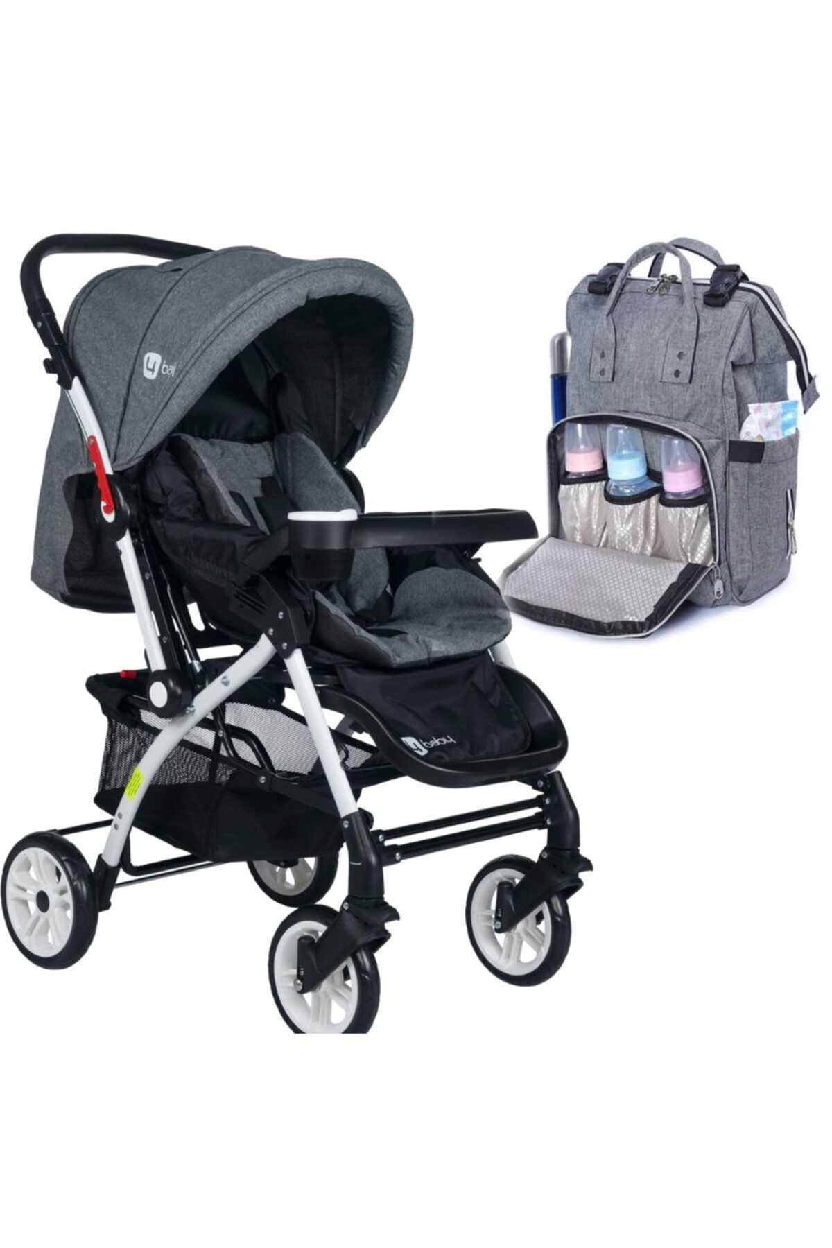 4 Baby 4 Four Baby Ab-322 Bebek Arabası Ve Termal Çanta