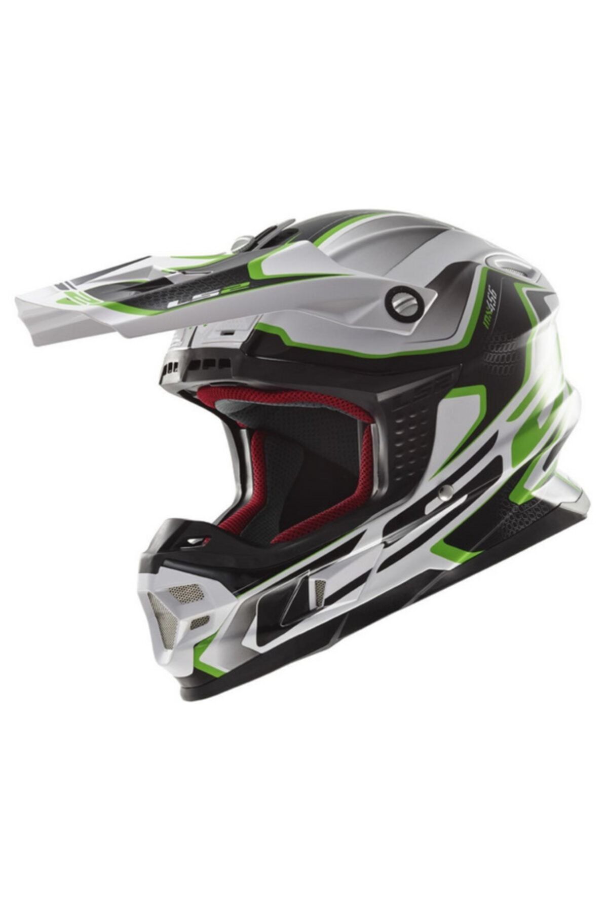 LS2 MX456 COMPASS YESIL KASK