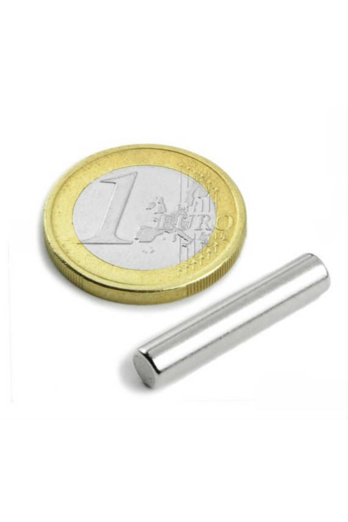 Dünya Magnet 5 Adet Çap 6mm X Kalınlık 25mm Silindir Süper Güçlü Neodyum Mıknatıs - Tesla Deneyi