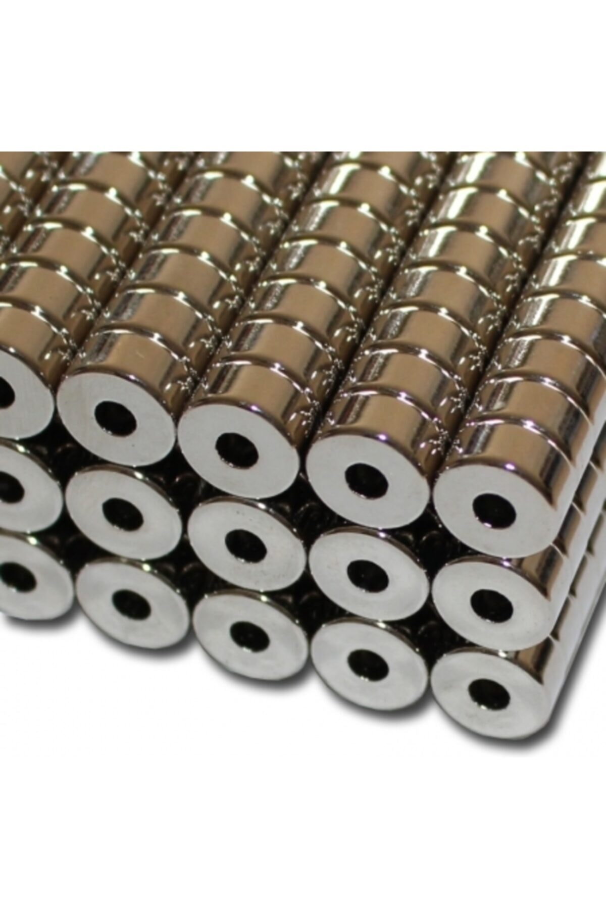 Dünya Magnet 10 Adet Çap 10mm X Delik Çapı 5mm X Kalınlık 5mm Neodyum Mıknatıs