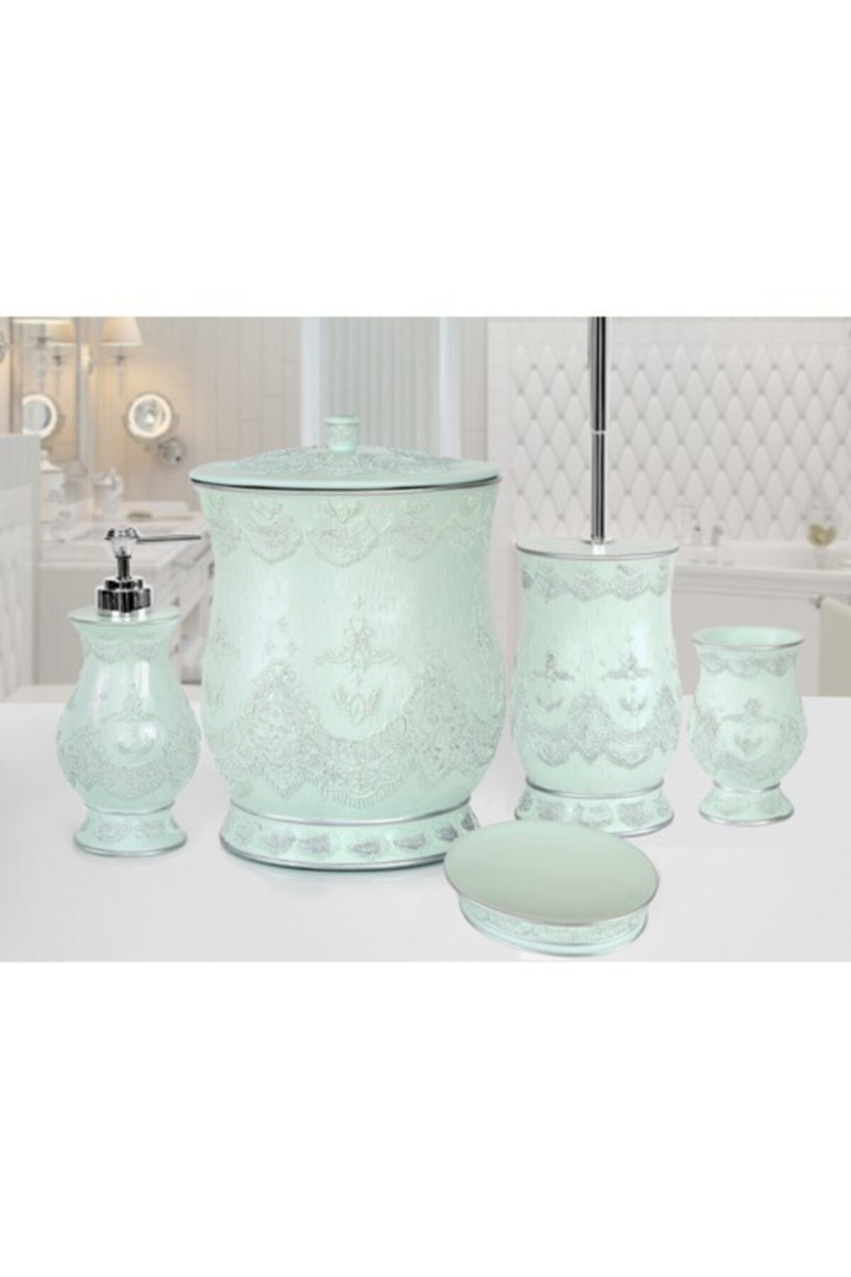 İrya Belinda Mint 5 Parça Banyo Set