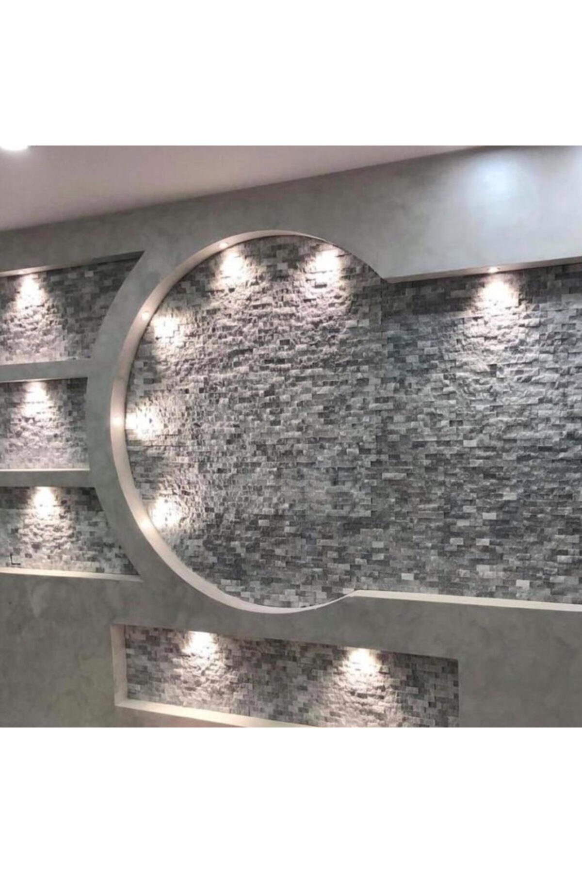 Pietramosaic Ekvator/marmara Beyaz-gri Mermer Patlama Doğal Taş Mozaik