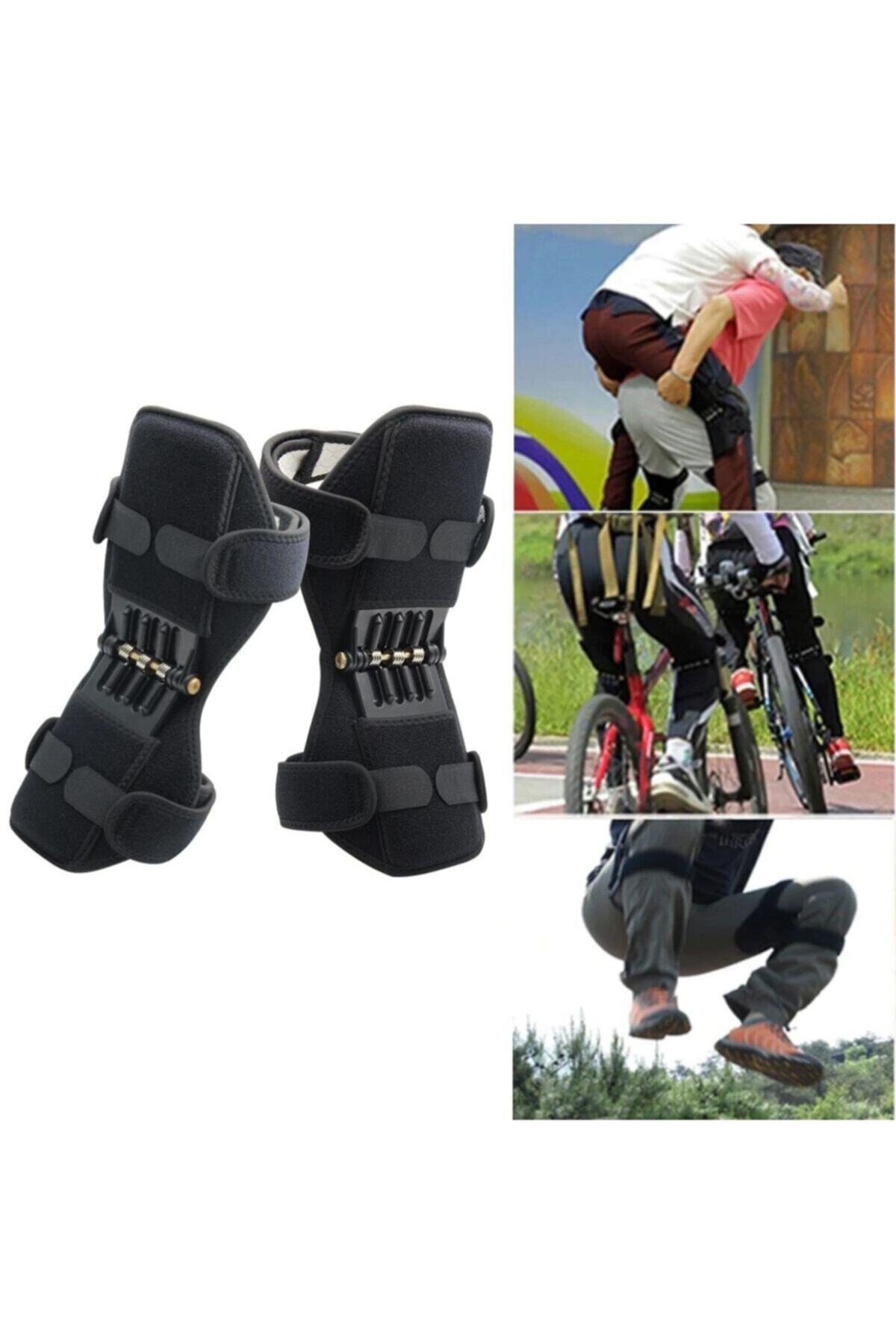Dijimania Ticaret Yaylı Diz Kuvvetlendirici Dizlik Egzersiz Aleti Medikal Bacak Destekli Spor Aleti