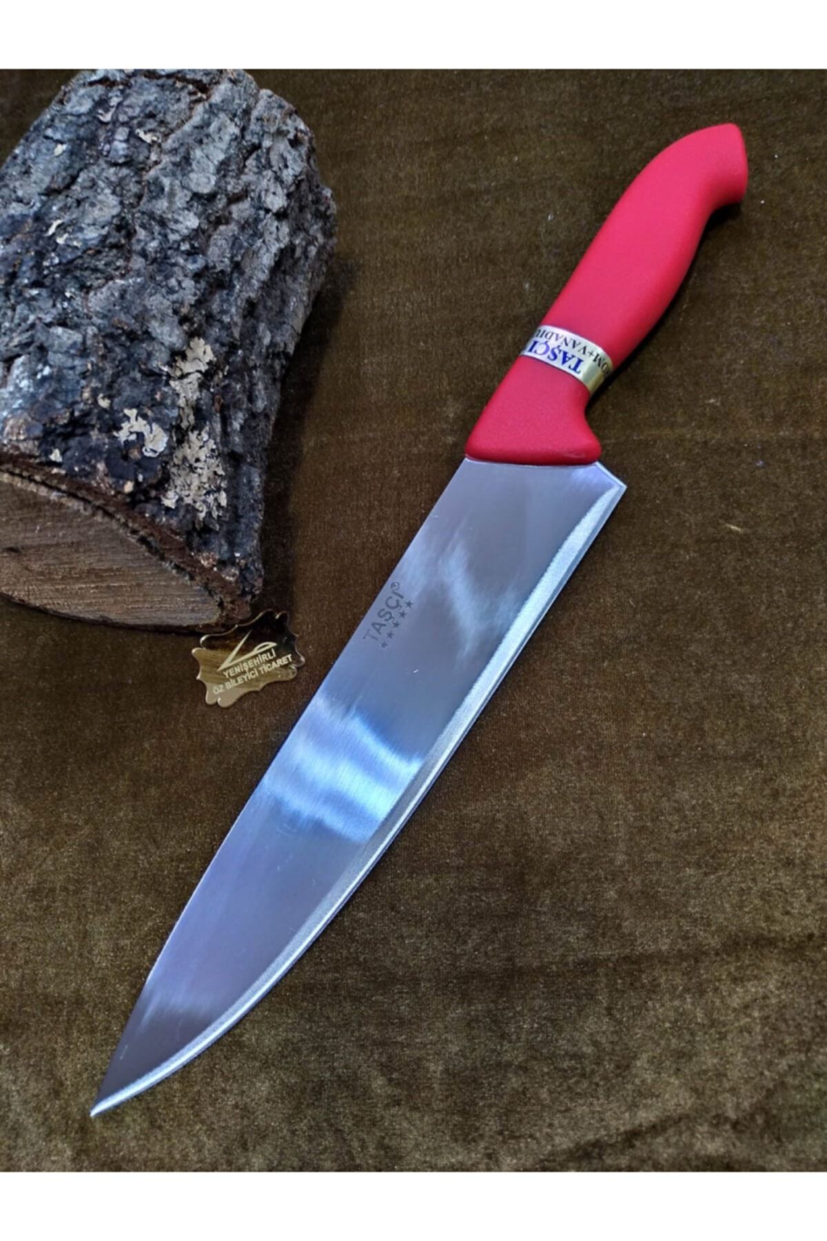 taşçı Bursa El Yapımı Şef Bıçağı Paslanmaz Çelik 35 cm