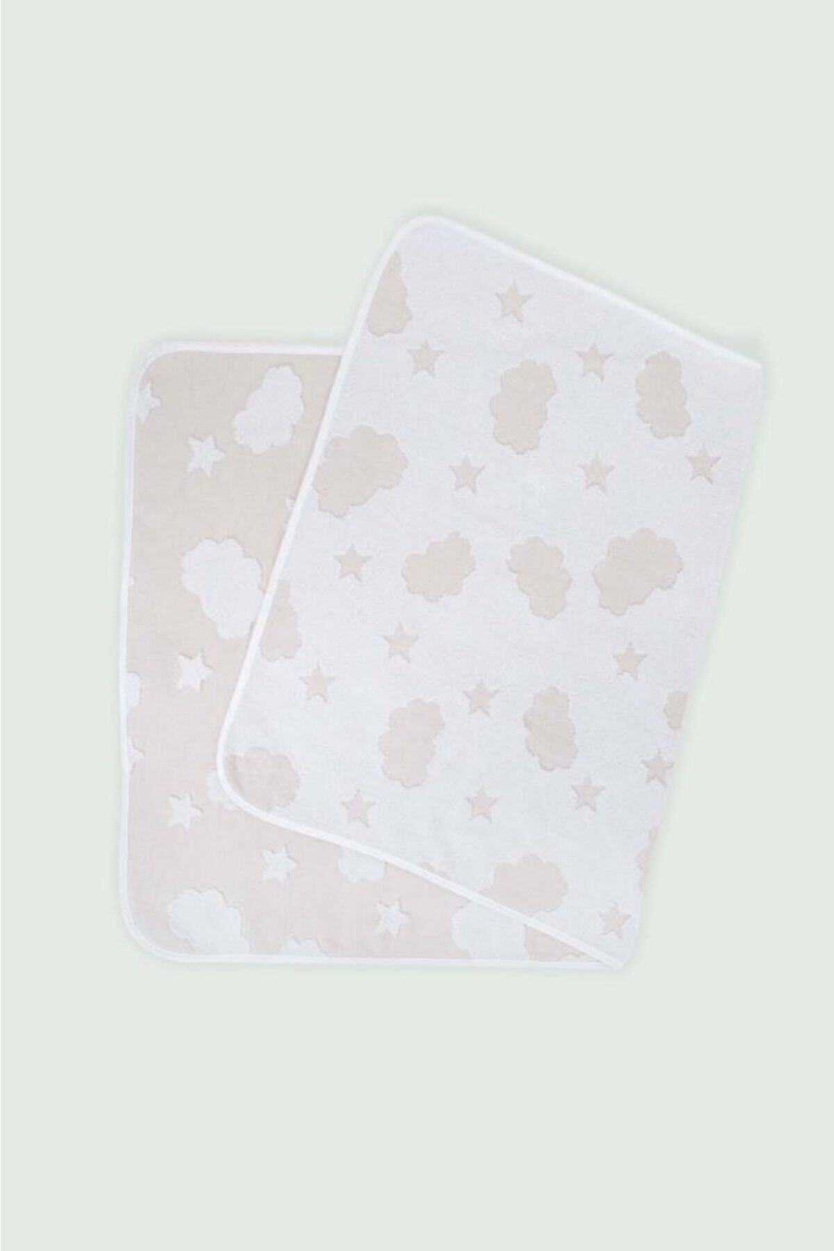 İrya Bej New Cloud Bebek Havlusu 70x120