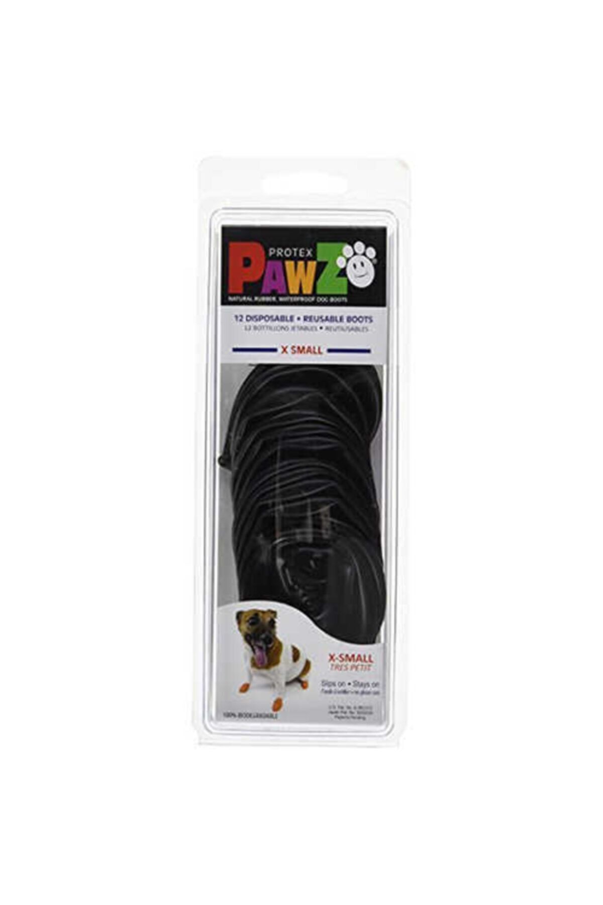 Pawz Köpek Galoşu Small Siyah