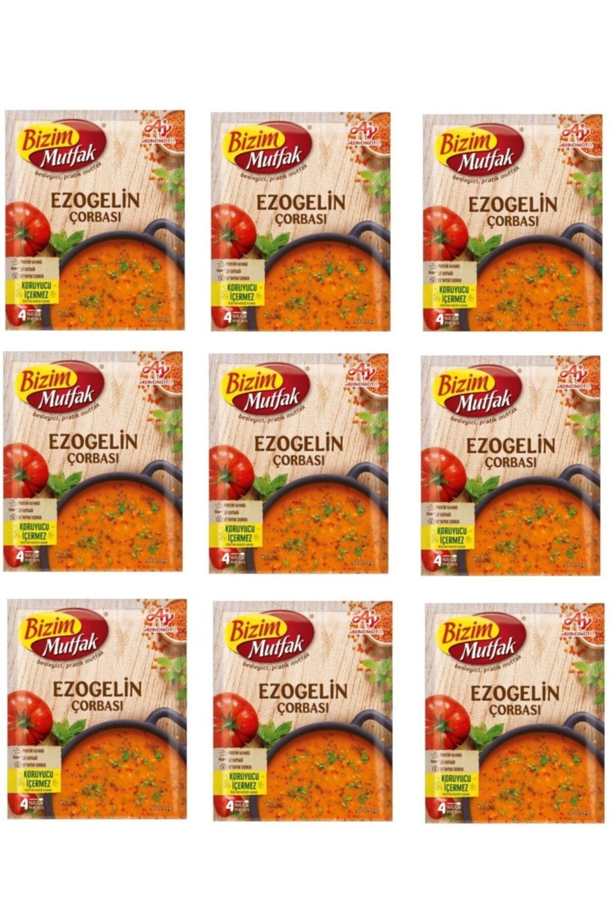 Bizim Mutfak Ezogelin Çorbası 80 Gr X 9 Adet