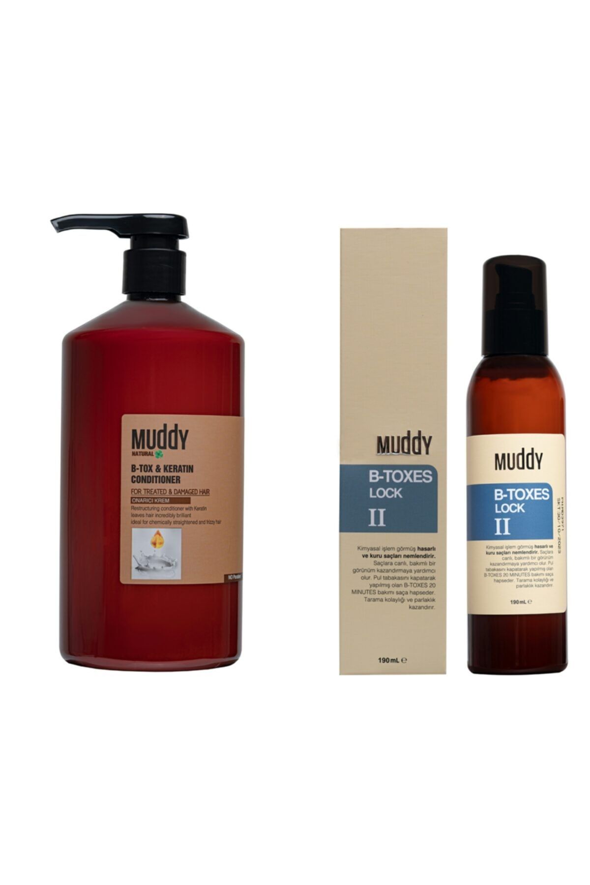 Muddy B-tox & Keratin Krem - B-toxes Lock Set