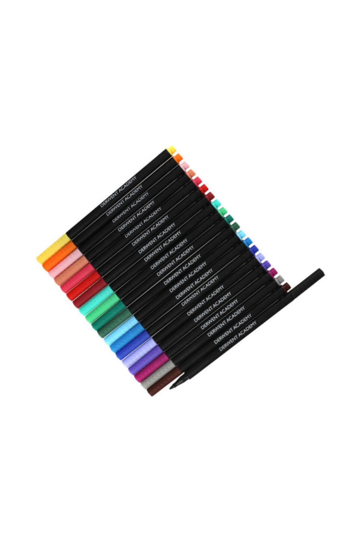 Derwent Academy Water Soluble Marker 20 Renk Set