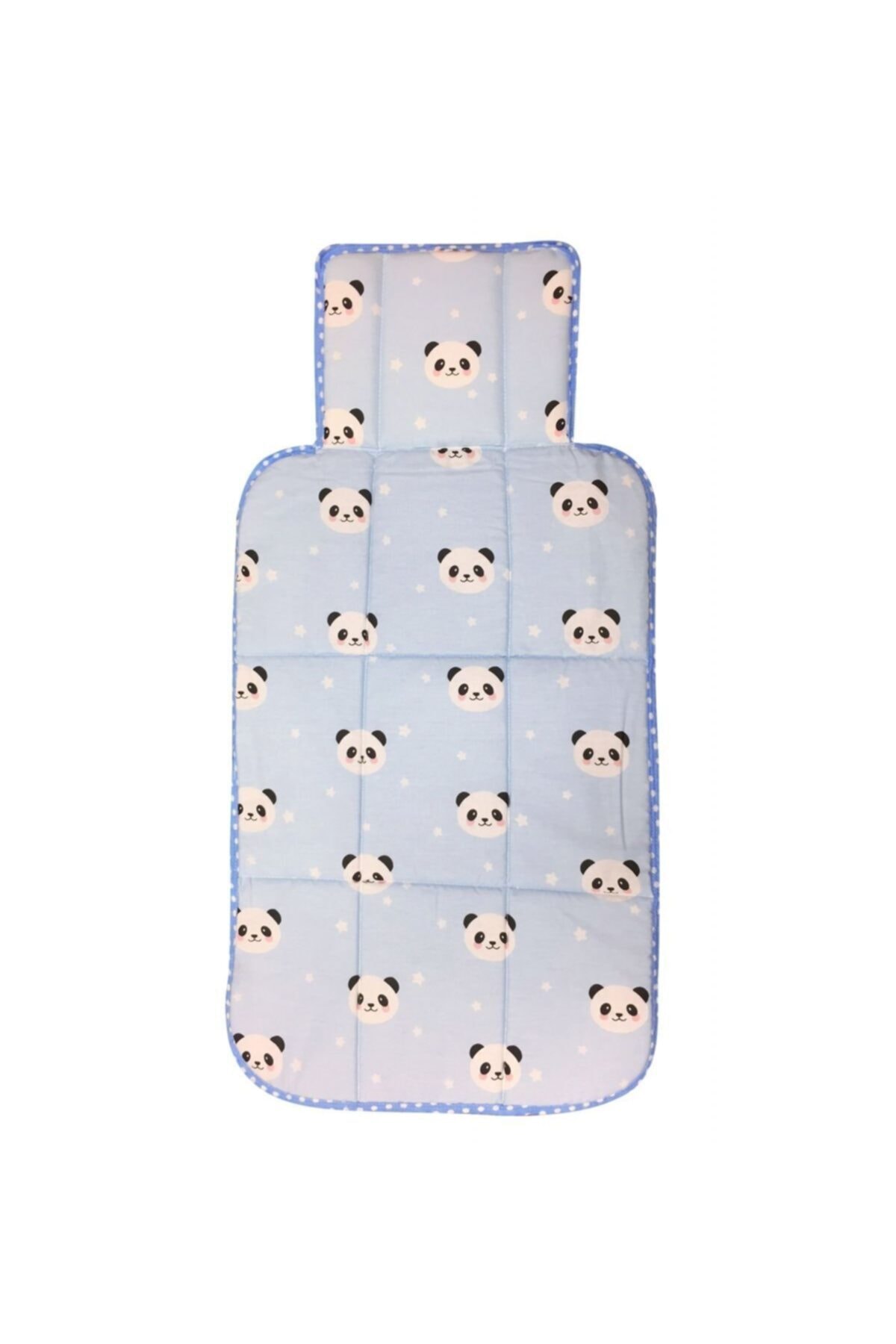 Ay Baby Aybaby Ay988 Panda Desenli Çok Amaçlı Alt Açma Minderi 60x40 Cm - Mavi