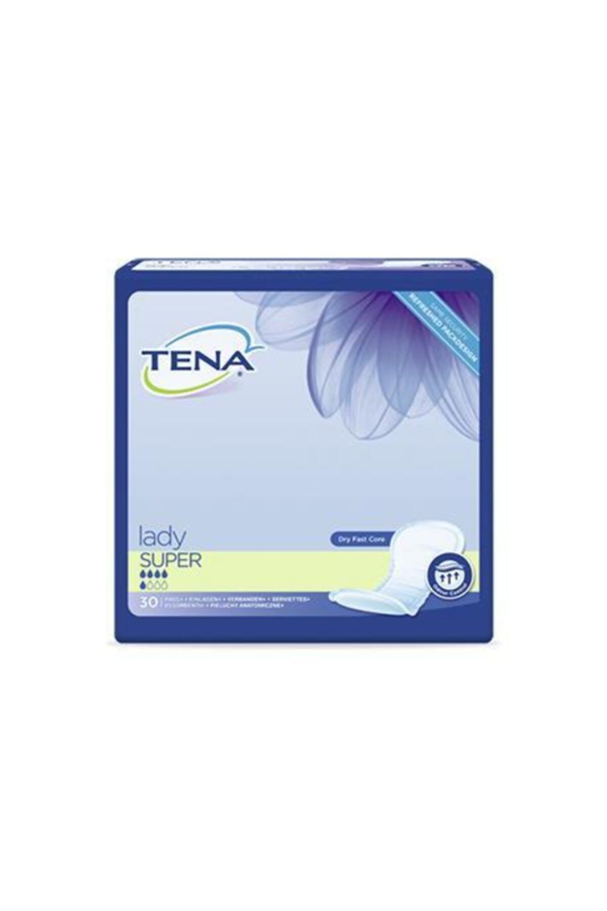 TENA Lady Süper 5 Damla Kadın Mesane Pedi 30'lu 1 Paket
