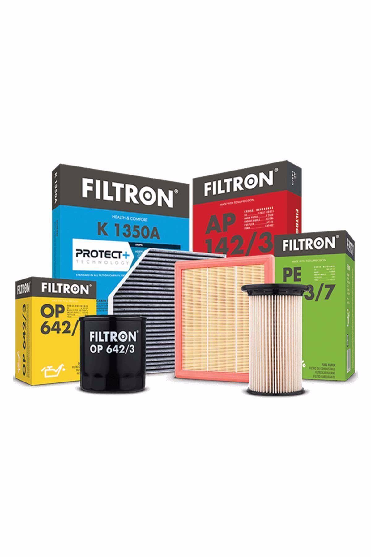 Filtron Uzmanparça Ford Focus 3 1.6 Filtre Seti 2011-2018 Hava+ Yağ+ Polen+ Motor Yağı Üt:2020